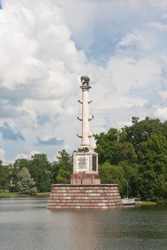 在皇村切什梅列三俄羅斯海軍勝利紀(jì)念俄土戰(zhàn)爭；1768-1774；特別是切斯馬戰(zhàn)役。