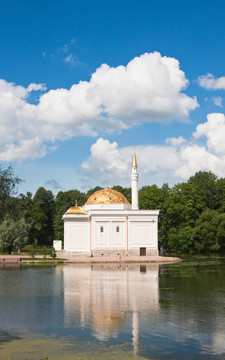 土耳其浴。Tsarskoye Selo（俄羅斯）；圣彼得堡；俄羅斯。