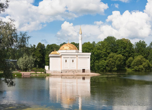 土耳其浴。Tsarskoye Selo（俄羅斯）；圣彼得堡；俄羅斯。