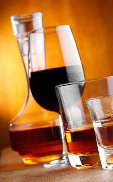 酒精飲料特寫