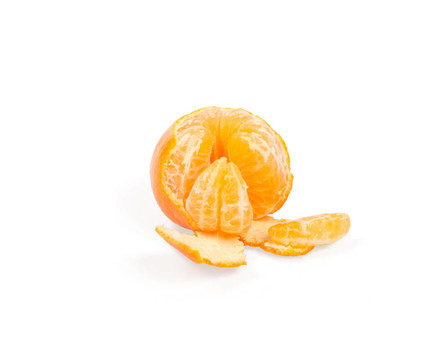 新鮮的Tangerine夜店白色隔離