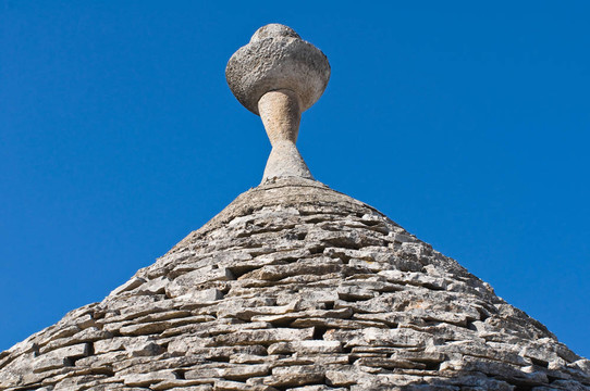 Alberobello s Trulli。普利亞。意大利.