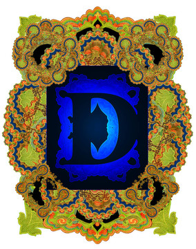 字母D