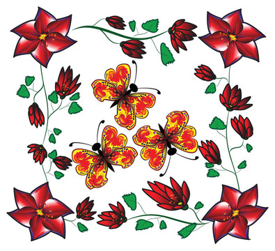 蝴蝶花
