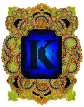 字母K。