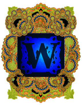 字母W。