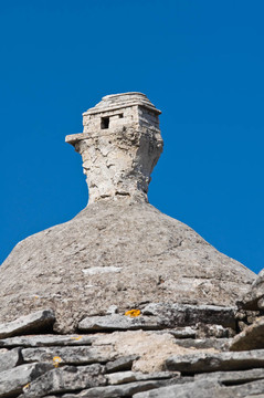 Alberobello s Trulli。普利亞。意大利.