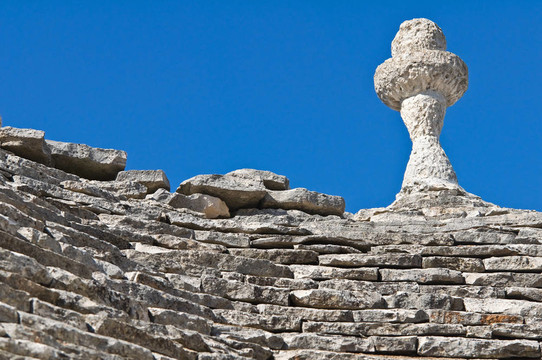 Alberobello s Trulli。普利亞。意大利.