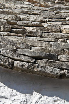 Alberobello s Trulli。普利亞。意大利.