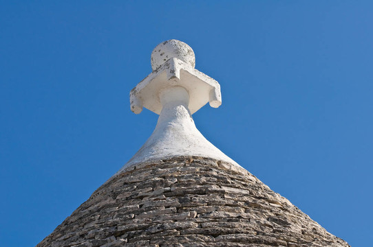 Alberobello s Trulli。普利亞。意大利.