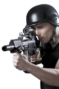武裝軍事射擊；分離