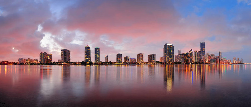 邁阿密的夜景