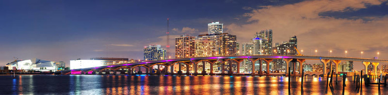 邁阿密的夜景