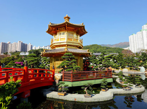 在中國園林金亭