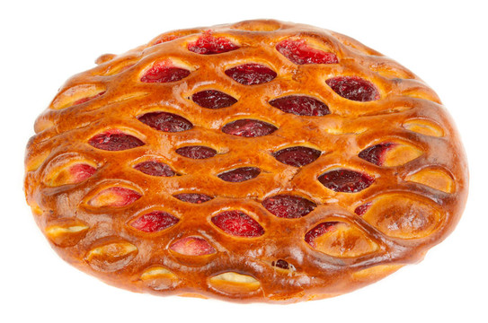 美味的蛋糕，充滿了紅色