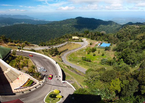 在Langkawi島的觀點(diǎn)。馬來西亞