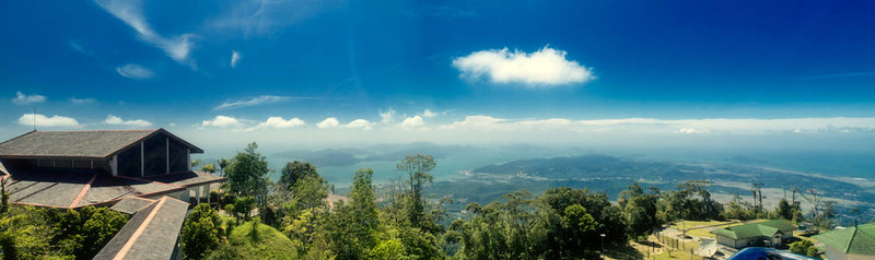 在Langkawi島的觀點(diǎn)。馬來西亞