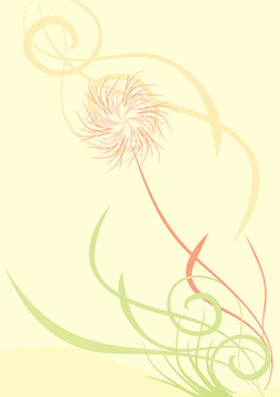 花華麗的邊界