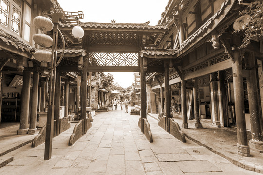成都古鎮(zhèn)老照片