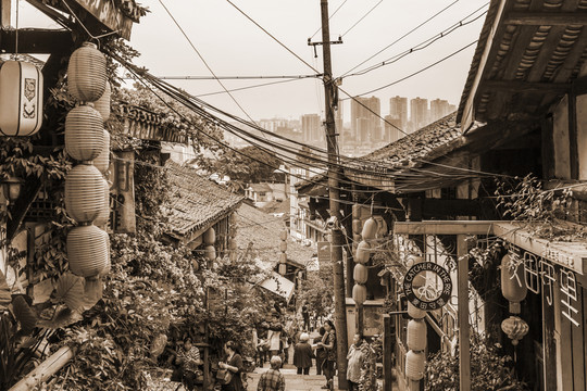 重慶磁器口古鎮(zhèn)