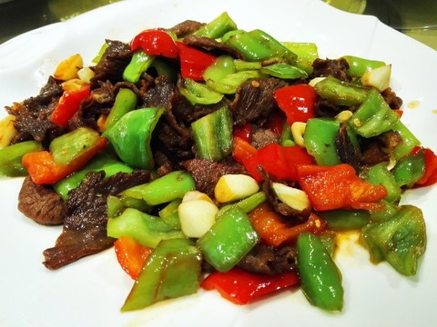 青椒炒肉