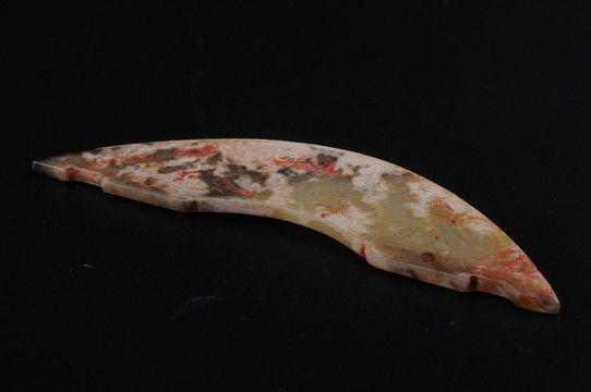西周玉璜 龍紋玉璜