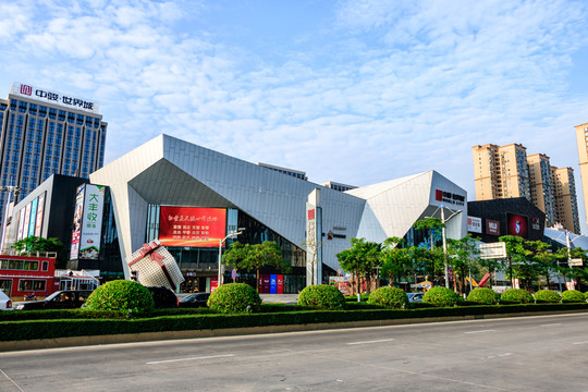 泉州建筑 藍天 城市景觀 商場