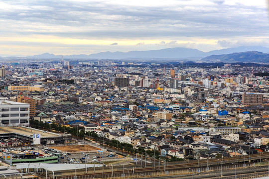 日本大阪城市風(fēng)光