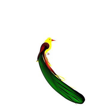 喜鵲的卡通鳥(niǎo)