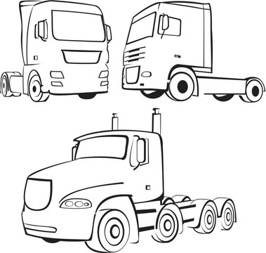 卡車；卡車圖標(biāo)