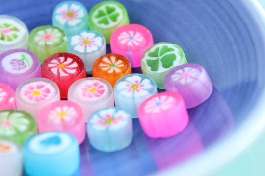 日本花花綠綠的糖果