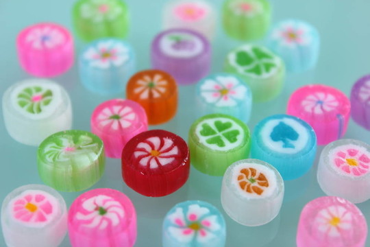 日本花花綠綠的糖果