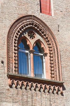 Accursio宮殿。博洛尼亞。Emilia Romagna。意大利.