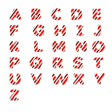 AZ糖果大字體