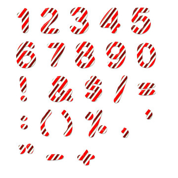 糖果字體數(shù)字0-9