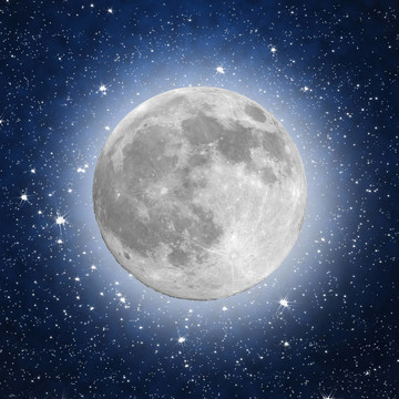 滿月與星星