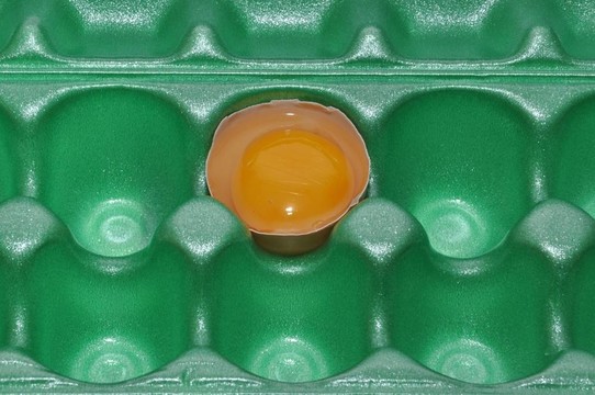 雞蛋的紙箱