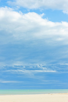 納博訥海灘；朗格多克地區(qū)；法國(guó)