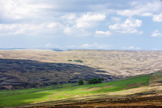 奔寧山脈；Northumberland；英國