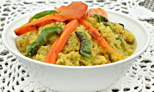 蒸粗麥粉
