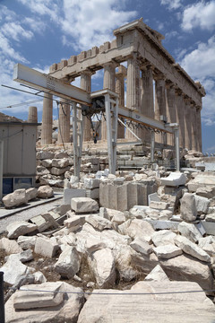 帕特農(nóng)神廟；Athens；希臘