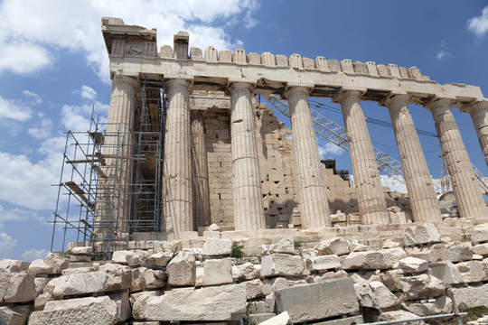 帕特農(nóng)神廟；Athens；希臘