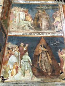 內(nèi)部的大教堂（大教堂）。Orvieto；翁布里亞大區(qū)