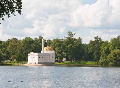 土耳其浴。Tsarskoye Selo（俄羅斯）；圣彼得堡；俄羅斯。