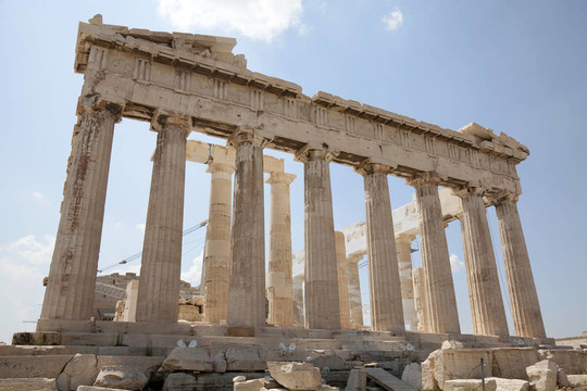 帕特農(nóng)神廟；Athens；希臘