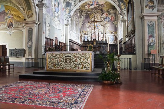 大教堂。博比奧。Emilia Romagna。意大利.