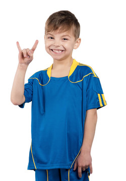 烏克蘭國家足球制服男孩