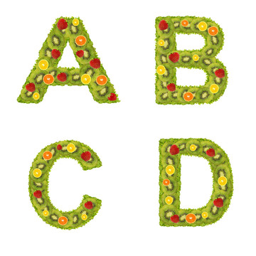 字母表從水果