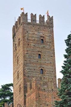 維迪城堡。公司arquato。Emilia Romagna。意大利.