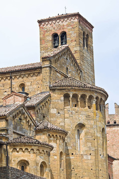 科勒加達(dá)教堂。公司arquato。Emilia Romagna。意大利.